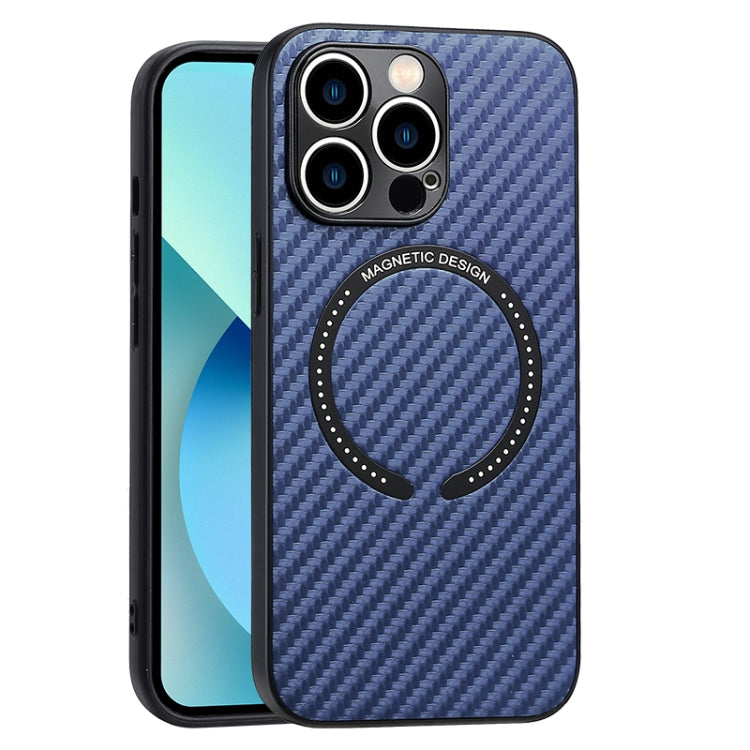 Carbon Fiber Texture MagSafe Magnetic Phone Case, For iPhone 14, For iPhone 14 Plus, For iPhone 14 Pro, For iPhone 14 Pro Max, For iPhone 13, For iPhone 13 Pro, For iPhone 13 Pro Max, For iPhone 12, For iPhone 12 Pro, For iPhone 12 Pro Max