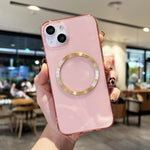 CD Texture MagSafe TPU Phone Case, For iPhone 14, For iPhone 14 Plus, For iPhone 14 Pro, For iPhone 14 Pro Max, For iPhone 13 mini, For iPhone 13