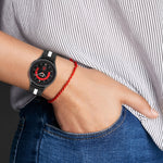 Zweifarbiges Streifen-Silikon-Armband, für Samsung Galaxy Watch5 / Watch5 Pro