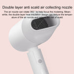 Original Xiaomi Mijia H100 Negativ-Ionen Tragbarer Elektrischer Haartrockner, US-Stecker, H100 (Pink)