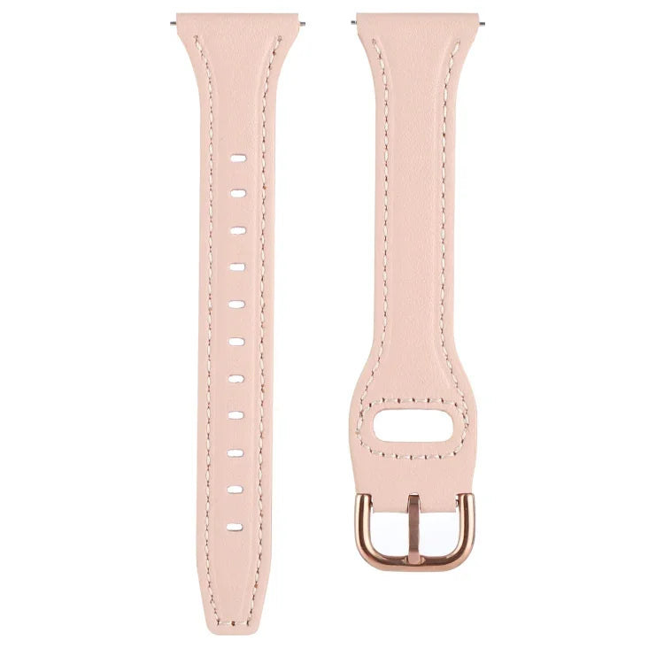 22 mm breites Uhrenarmband aus echtem Leder mit umgekehrter Dornschließe, passend für Samsung Galaxy Watch3 / Huawei Watch GT3 Pro