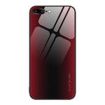 Texture Gradient Glass TPU Phone Case, For iPhone 8 Plus / 7 Plus