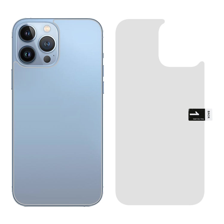 Vollbild-Schutzfolie Explosionsgeschützte Hydrogel-Rückfolie, für iPhone 14 Pro Max (1 St.), für iPhone 14 Pro (1 St.), für iPhone 14 Max (1 St.), für iPhone 14 (1 St.), für iPhone 13 Pro Max (1 St.), für iPhone 13 Pro (1 St.), für iPhone 13 (1 St.)