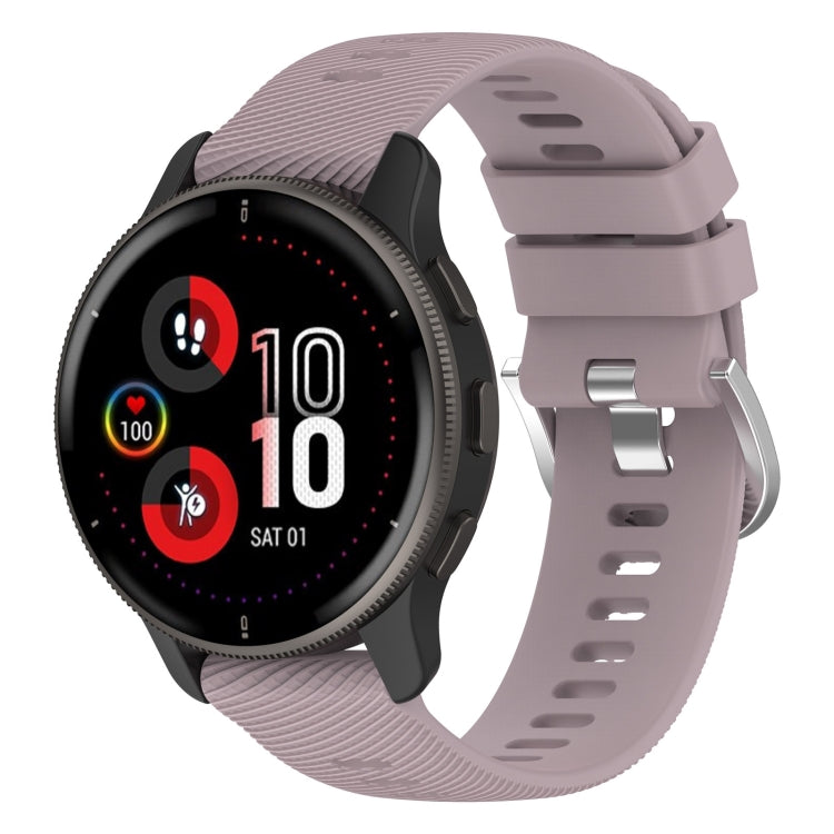 20mm Cross Textured Silicone Watch Band, For Garmin Venu 2Plus