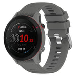 18mm Cross Textured Silicone Watch Band, For Garmin Forerunner255S
