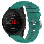 18mm Cross Textured Silicone Watch Band, For Garmin Forerunner255S