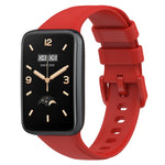 Litchi Texture Leather Watch Band, For Xiaomi Mi Band 7 Pro
