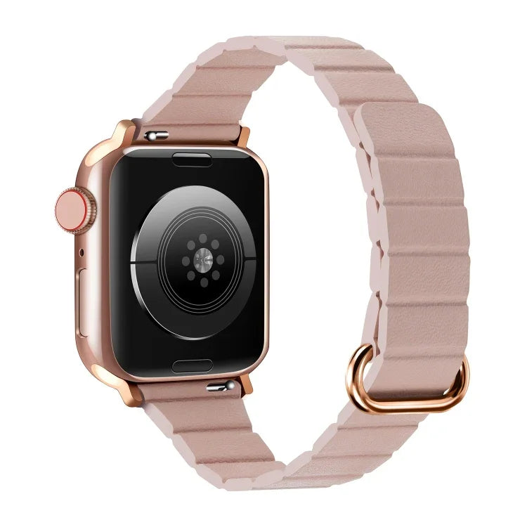 Magnetisches Armband mit umgekehrter Dornschließe, für Apple Watch Series 8 &amp; 7 (45 mm) / SE 2 &amp; 6 &amp; SE 5 &amp; 4 (44 mm) und Apple Watch Series 8 &amp; 7 (41 mm) / SE 2 &amp; 6 &amp; SE 5 &amp; 4 (40 mm)