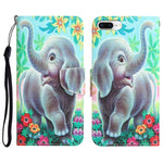 Colored Drawing Leather Phone Case, For iPhone 7 Plus / 8 Plus