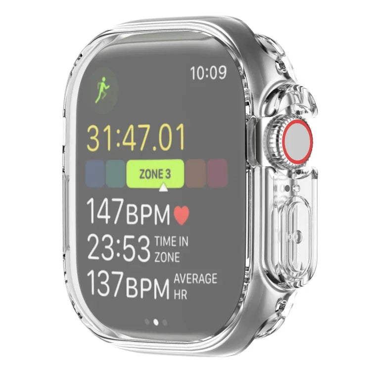 Transparente TPU-Schutzhülle, komplett umschließend, für Apple Watch Ultra 1 / 2 / 3 (49 mm)