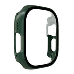 Displayschutzfolie aus gehärtetem Glas PC-Uhrengehäuse, für Apple Watch Ultra 1 / 2 / 3 49mm