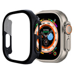 Displayschutzfolie aus gehärtetem Glas PC-Uhrengehäuse, für Apple Watch Ultra 1 / 2 / 3 49mm