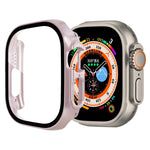 Displayschutzfolie aus gehärtetem Glas PC-Uhrengehäuse, für Apple Watch Ultra 1 / 2 / 3 49mm