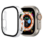 Displayschutzfolie aus gehärtetem Glas PC-Uhrengehäuse, für Apple Watch Ultra 1 / 2 / 3 49mm