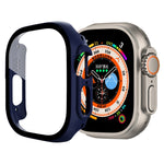 Displayschutzfolie aus gehärtetem Glas PC-Uhrengehäuse, für Apple Watch Ultra 1 / 2 / 3 49mm