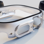 Displayschutzfolie aus gehärtetem Glas PC-Uhrengehäuse, für Apple Watch Ultra 1 / 2 / 3 49mm