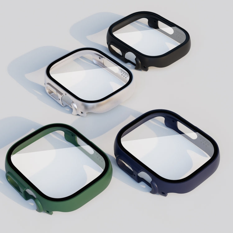 Displayschutzfolie aus gehärtetem Glas PC-Uhrengehäuse, für Apple Watch Ultra 1 / 2 / 3 49mm