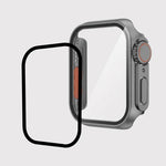 Schutzhülle aus Polycarbonat für Apple Watch Series 9 / 8 / 7 (45 mm) mit abnehmbarem Knopf