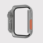 Schutzhülle aus Polycarbonat für Apple Watch Series 9 / 8 / 7 (45 mm) mit abnehmbarem Knopf