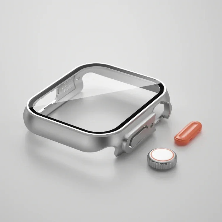 Schutzhülle aus Polycarbonat für Apple Watch Series 9 / 8 / 7 (45 mm) mit abnehmbarem Knopf