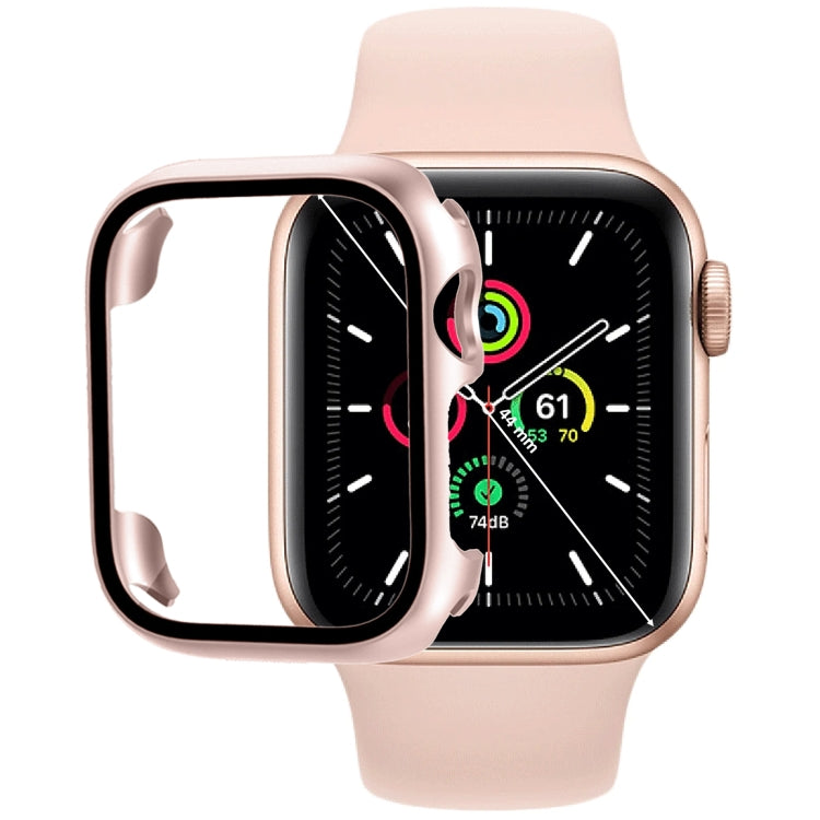 Displayschutzfolie aus gehärtetem Glas PC-Uhrengehäuse, für Apple Watch Series SE 3&SE 2&6&SE&5&4 44mm, für Apple Watch Series SE 3&SE 2&6&SE&5&4 40mm
