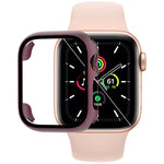 Displayschutzfolie aus gehärtetem Glas PC-Uhrengehäuse, für Apple Watch Series SE 3&SE 2&6&SE&5&4 44mm, für Apple Watch Series SE 3&SE 2&6&SE&5&4 40mm