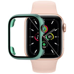 Displayschutzfolie aus gehärtetem Glas PC-Uhrengehäuse, für Apple Watch Series SE 3&SE 2&6&SE&5&4 44mm, für Apple Watch Series SE 3&SE 2&6&SE&5&4 40mm