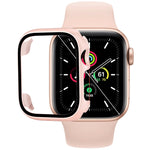 Displayschutzfolie aus gehärtetem Glas PC-Uhrengehäuse, für Apple Watch Series SE 3&SE 2&6&SE&5&4 44mm, für Apple Watch Series SE 3&SE 2&6&SE&5&4 40mm