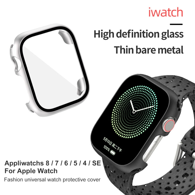 Displayschutzfolie aus gehärtetem Glas PC-Uhrengehäuse, für Apple Watch Series SE 3&SE 2&6&SE&5&4 44mm, für Apple Watch Series SE 3&SE 2&6&SE&5&4 40mm