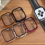 Displayschutzfolie aus gehärtetem Glas PC-Uhrengehäuse, für Apple Watch Series SE 3&SE 2&6&SE&5&4 44mm, für Apple Watch Series SE 3&SE 2&6&SE&5&4 40mm