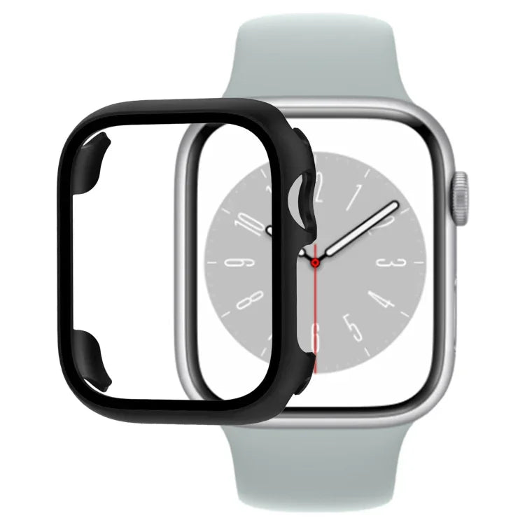Tempered Glass Film PC Watch Case, For Apple Watch Series 9 / 8 / 7 41mm, For Apple Watch Series 9 / 8 / 7 45mm