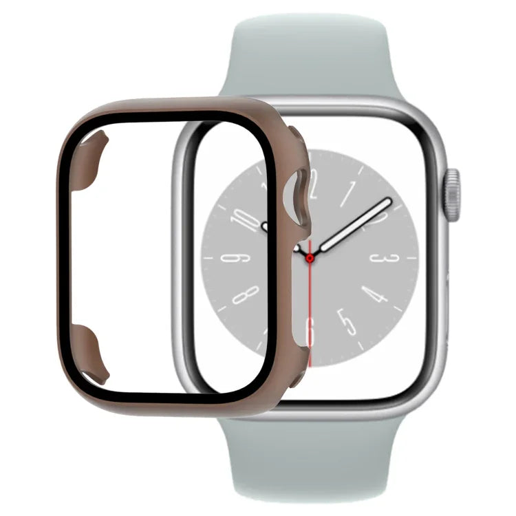 Tempered Glass Film PC Watch Case, For Apple Watch Series 9 / 8 / 7 41mm, For Apple Watch Series 9 / 8 / 7 45mm