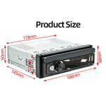 9901 7-Zoll-MP5-Autoradio mit ausfahrbarem Display, unterstützt FM & Handy-Internet, 9901