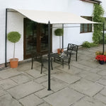 Garten Terrassen Überdachung Markise Wasserdichtes Schattentuch, 2,5 x 2,6 m, 3 x 2,6 m, 3 x 3 m