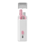 Q6E 7-in-1 Bluetooth Kopfhörer Computer Tastatur Reinigungswerkzeug Set, Q6E Blau, Q6E Pink