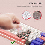 Q6E 7-in-1 Bluetooth Kopfhörer Computer Tastatur Reinigungswerkzeug Set, Q6E Blau, Q6E Pink