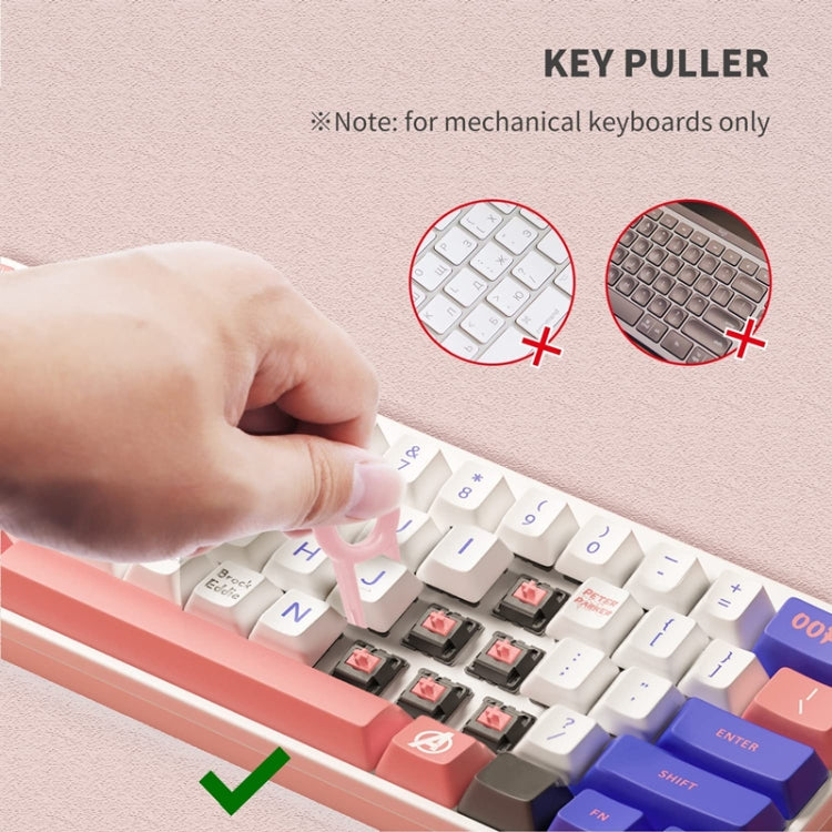Q6E 7-in-1 Bluetooth Kopfhörer Computer Tastatur Reinigungswerkzeug Set, Q6E Blau, Q6E Pink