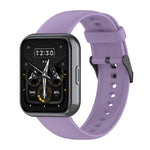 Solid Color Soft Silicone Watch Band, For Realme Watch 3