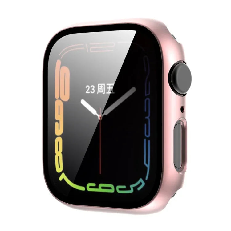 Gehäuse aus gehärtetem Glas mit PC-Beschichtung, für Apple Watch Series 9/8 &amp; 7 (45 mm) und Apple Watch Series 9/8 &amp; 7 (41 mm)