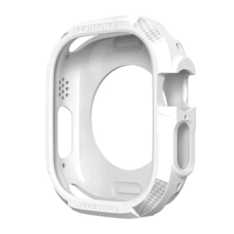 Dreifach widerstandsfähige Schutzhülle aus TPU und Kohlefaser, für Apple Watch Ultra 3 / 2 / 1 49 mm