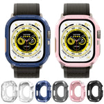 Dreifach widerstandsfähige Schutzhülle aus TPU und Kohlefaser, für Apple Watch Ultra 3 / 2 / 1 49 mm