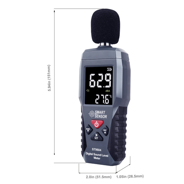 SmartSensor dB Dezibel Detektor Audio Tester, ST9604, AS804