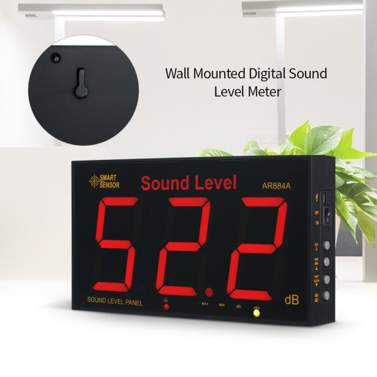 SmartSensor AR884A Intelligenter wandmontierter Schallpegelmesser