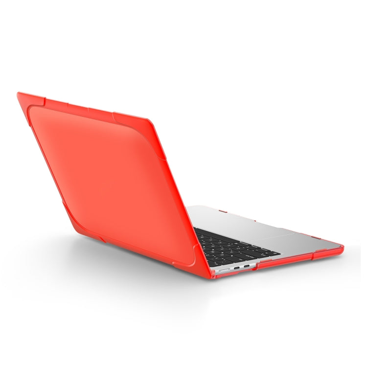 TPU + PC Zweifarbige Stoßfeste Laptop-Schutzhülle, Für MacBook Air 13,6 Zoll A2681 2022 / M3 2024 A3113 / M4 2025 A3240