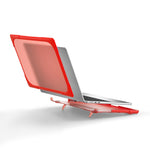 TPU + PC Zweifarbige Stoßfeste Laptop-Schutzhülle, Für MacBook Air 13,6 Zoll A2681 2022 / M3 2024 A3113 / M4 2025 A3240