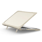 TPU + PC Zweifarbige Stoßfeste Laptop-Schutzhülle, Für MacBook Air 13,6 Zoll A2681 2022 / M3 2024 A3113 / M4 2025 A3240