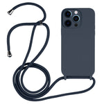 Crossbody Lanyard Liquid Silicone Case, For iPhone 12 Pro Max