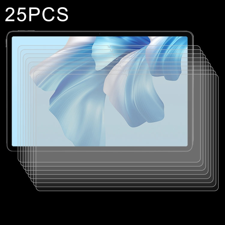 25 Stück 9H 0,3 mm explosionsgeschützte gehärtete Glasfolie, Für Huawei MateBook E Go (25 Stück), Für Lenovo Pad Pro 2022 11,2 Zoll / Tab P11 Pro Gen 2 11,2 (25 Stück)
