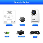 SriHome SH042 2,0 MP 1080P HD KI-WLAN-Schwenk-Neige-Überwachungskamera, SH042