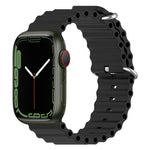 Ocean Silikon-Uhrenarmband, für Apple Watch Series 8 &amp; 7 (41 mm), für Apple Watch Series 8 &amp; 7 (41 mm) / SE 2 &amp; 6 &amp; SE 5 &amp; 4 (40 mm)